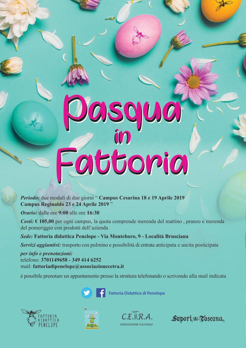 Pasqua in fattoria 2019